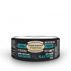 Pate chien SAUMON adulte 156 g (5.5 oz) OVEN BAKED TRADITION Canned Food