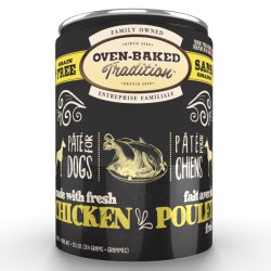 Pate chien POULET adulte 354 g (12.5 oz) OVEN BAKED TRADITION Canned Food