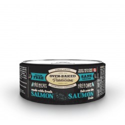 Pâté chat SAUMON adulte 156 g (5.5 oz) OVEN BAKED TRADITION Canned Food
