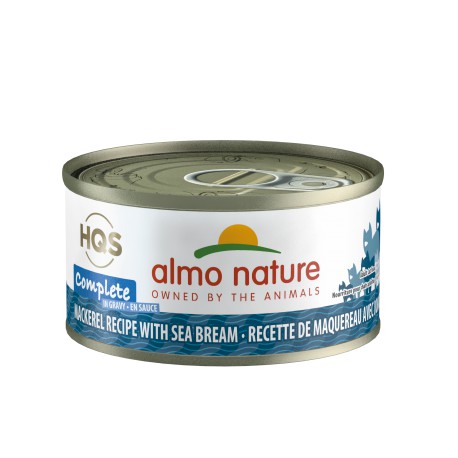 ALMO NATURE COMPLETE CHAT MAQUEREAU ET DAURADE EN SAUCE 70GR ALMO Canned Food