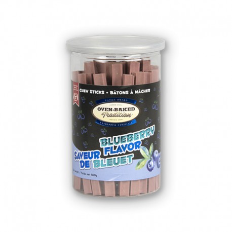 Batons a macher-Saveur de bleuet 500gr OVEN BAKED TRADITION Treats