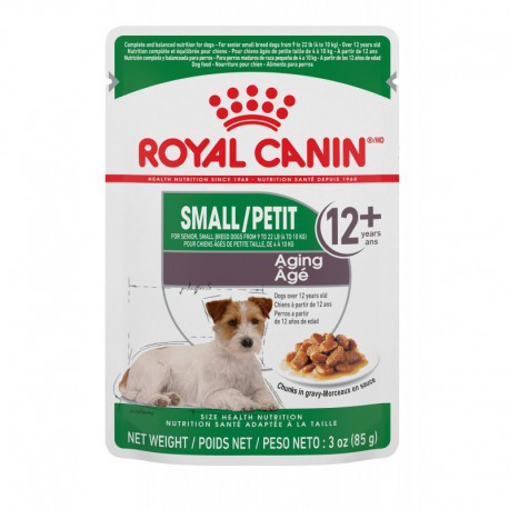 Aging 12+ Small pouch /PETIT Age 12+ Pochette   CHUNKS IN GR ROYAL CANIN Canned Food