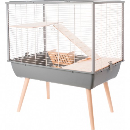 Cage Neo Muki 78x48x58cm, gr(205621GRI) ZOLUX Cages equipees