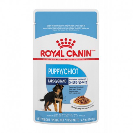 Puppy Large pouch / GRAND Chiot PochetteÃ‚Â Ã‚Â Ã‚Â CHUNKS I ROYAL CANIN Nourritures en conserve