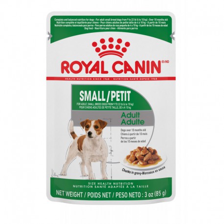 Adult Small pouch / PETIT Adulte Pochette      CHUNKS IN GRA ROYAL CANIN Nourritures en conserve