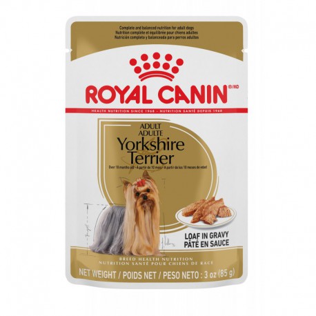 Yorkshire pouch / Yorkshire Pochette LOAF IN GRAVY ROYAL CANIN Canned Food