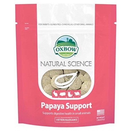 OXBOW RONGEUR NATURAL SCIENCE SUPPLEMENT DIGESTIF PAPAYE 1.1 OXBOW Accessoires divers