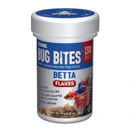 Flocons Bug Bites pour bettas, 18 g BUG BITES Nourritures