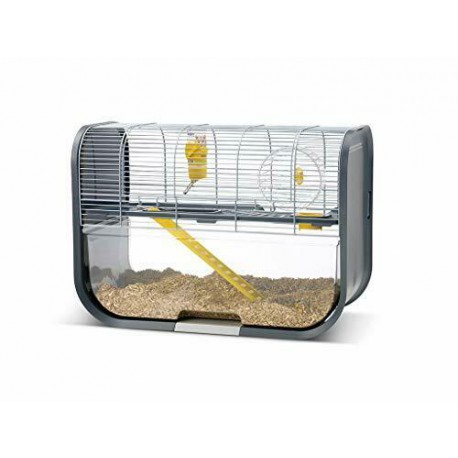 Savic cage geneva hamster argent-gris Cages equipees