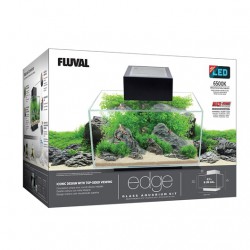Aq. Éq. Edge FL, noir, 23L (6 gal US) Aquariums équipés