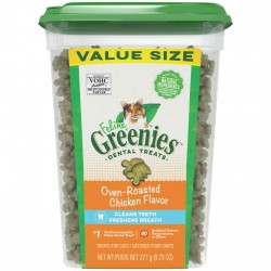 Greenies Feline Chicken Complete Dental Treat 9.75 Treats