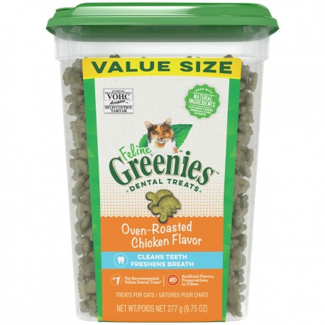 Greenies Feline Chicken Complete Dental Treat 9.75oz Friandises