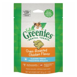 Greenies Feline Chicken Complete Dental Treat 2.1o  Treats