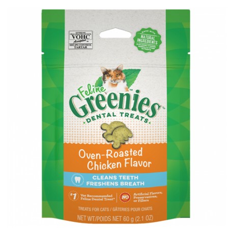 Greenies Feline Chicken Complete Dental Treat 2.1oz GREENIES Friandises