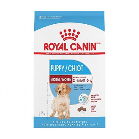MEDIUM Puppy / MOYEN Chiot  17 lb 7,72 kg ROYAL CANIN Dry Food