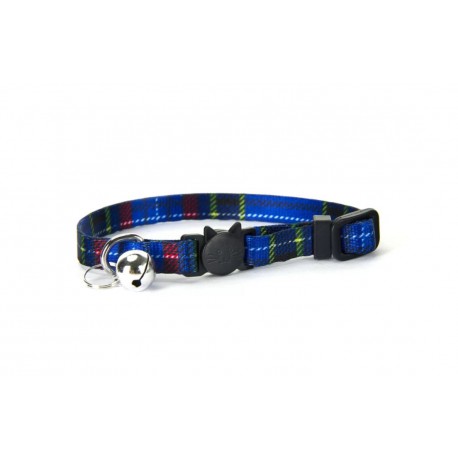 Simons Break Away Plaid Blue 18-28cm/7-11 SIMONS Leashes And Collars