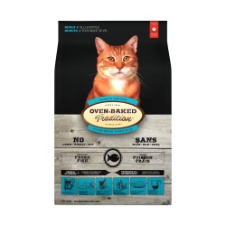 OBT Nourriture Chat/ Poisson Adulte 2.5 lbs OVEN BAKED TRADITION Dry Food