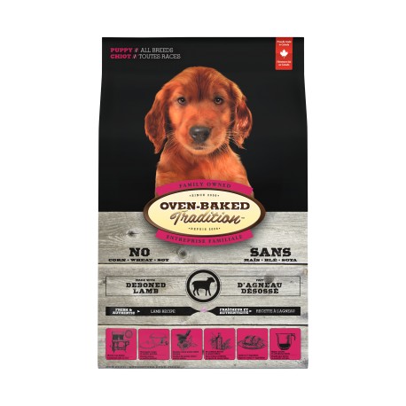 OBT NOURR.SECHE POUR CHIOT PETITE RACE - AGNEAU 2, OVEN BAKED TRADITION Dry Food