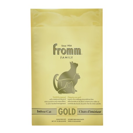 FROMM GOLD CHATS INTERIEUR 10 LBS/4,54 KG FROMM Nourritures sèche