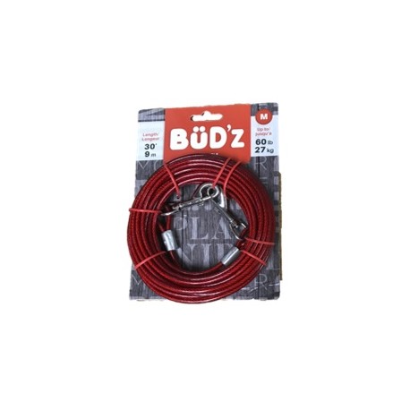 BUDZ CHIEN CABLE ATTACHE 30 (JUSQU A 60 LBS) BUDZ Laisses et colliers