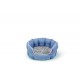 BUDZ LIT ROND A REBORDS ELEVES DELUXE - BLEU PETIT 44.5X40 C BUDZ Lits, coussins, paniers