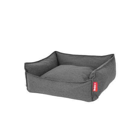 BUDZ LIT A REBORDS ELEVES, ANEMONE CHARBON LARGE 70x60x22cm  Beds, Cushions, Baskets