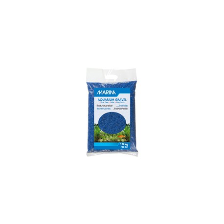 Gravier decoratif Marina, Bleu, 10 Kg-V MARINA Aquarium gravel