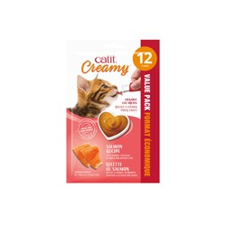 PROMO - DÃ©cembre - GÃ¢teries Catit Creamy, saumon, 12x15g CATIT Friandises