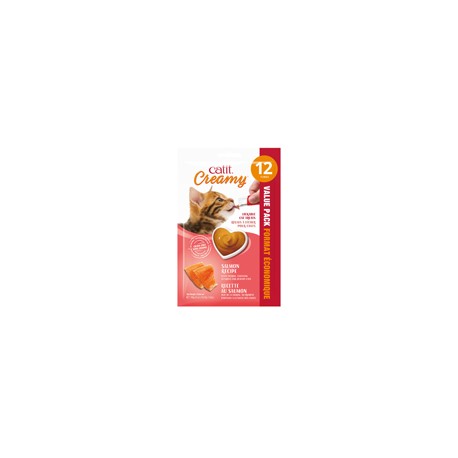 Gâteries Catit Creamy, saumon, 12x15g CATIT Treats