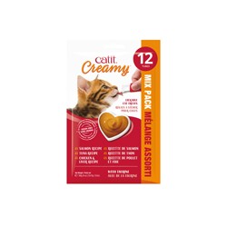 PROMO - DÃ©cembre - GÃ¢teries Catit Creamy, assorti, 12x15g CATIT Friandises