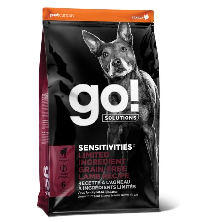 GO CHIEN SENSITIVITIES LID SANS GRAINS AGNEAU 22 L PETCUREAN Dry Food