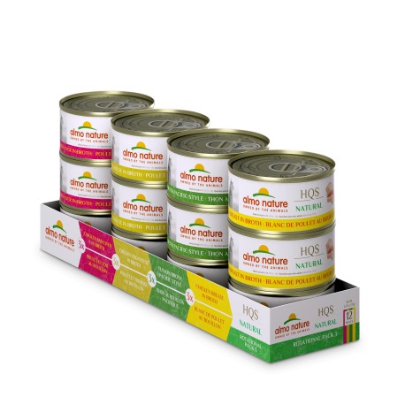 ALMO NATURE HQS NATURAL CHAT ROTATIONAL PACK 3 TH ALMO Canned Food