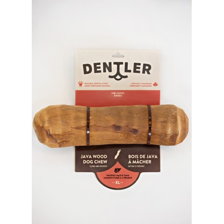 DENTLER BOIS DE JAVA - FUMÉ À L'ÉRABLE, TRÈS GRAND DENTLER Smoked Bones