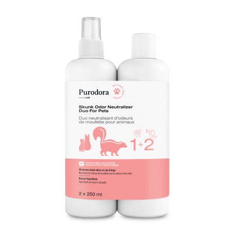 PURODORA LAB DUO SHAMPOING ET NEUTRALISANT ODEUR MOUFETTE GASTRONOME Produits entretien