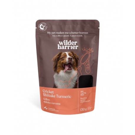 WILDER HARRIER CHIEN TENDRE GRILLON SHIITAKE CURCUMA 130G (C