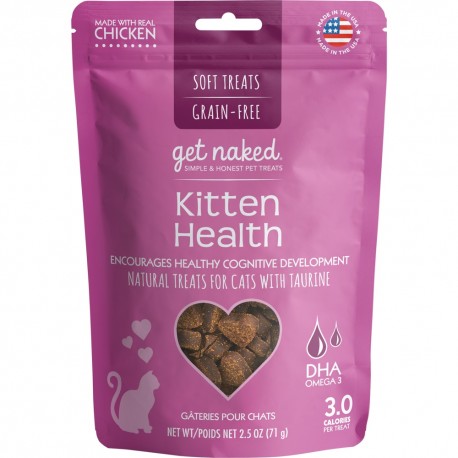 GET NAKED CHATON EN SANTÉ, GÂTERIES TENDRES, SANS GRAINS 2,5 GET NAKED Friandises