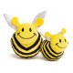 Fabdog Faball Squeakey Dog Toy - Bumble Bee S