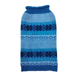DQ Blue Alpine Snowflake Sweater 12