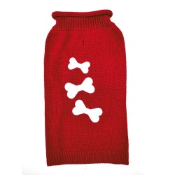 DQ Red w/ White Bones Sweater 12 Lingerie
