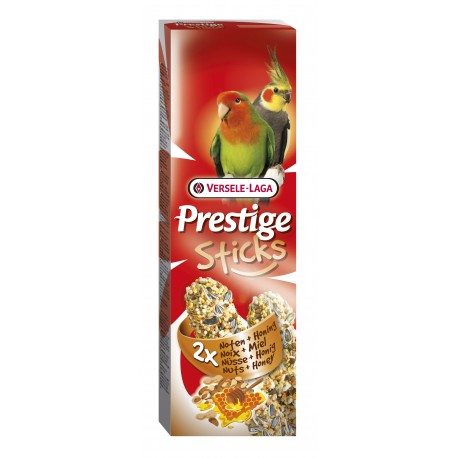 VL Prestige sticks grandes perruches noix & miel  70g VERSELE-LAGA Friandises