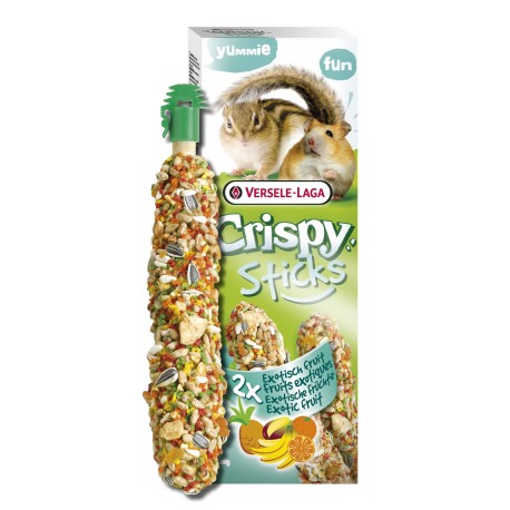 VL Crispy sticks hamster-ecureuil fruit exotique  55g VERSELE-LAGA Treats