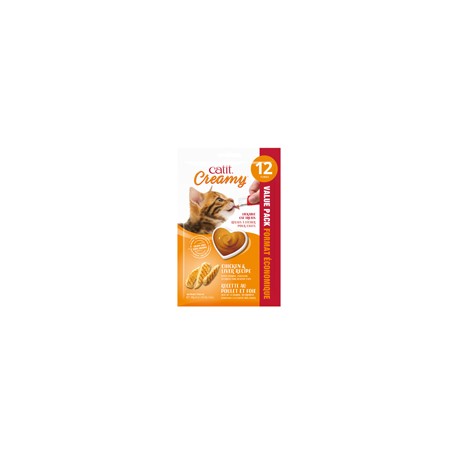 PROMO - DÃ©cembre - GÃ¢teries Catit Creamy, poulet, 12x15g  Friandises