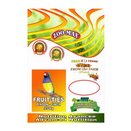 FRUIT-TIES PINSON 300G ZOO-MAX Nourritures