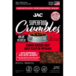 JAC CHIEN - CRUMBLES DE BOEUF 8OZ Friandises