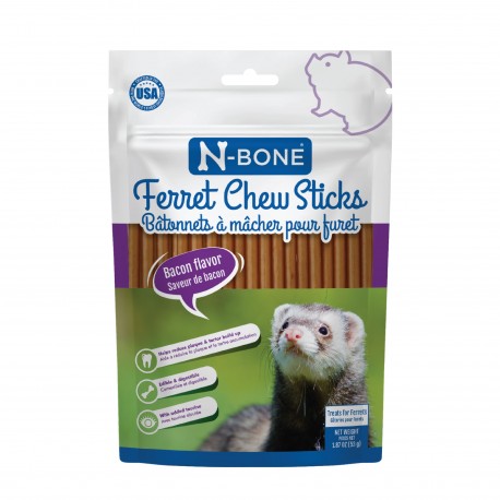 N-BONE BATONNETS A MACHER POUR FURET, REDUIT LE TARTRE ET LA  Friandises