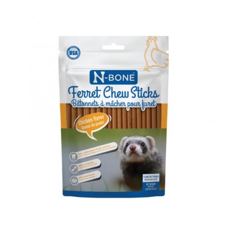 N-BONE BATONNETS A MACHER POUR FURET, REDUIT LE TARTRE ET LA  Friandises