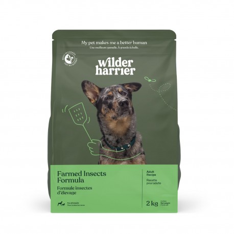 WILDER HARRIER CHIEN NOURRITURE SÈCHE INSECTES DÉLEVAGE 2KG WILDER HARRIER Nourritures sèches