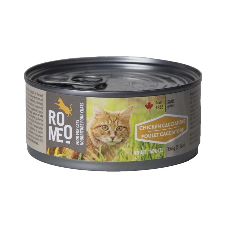 ROMEO CHAT POULET CACCIATORE 5.5 OZ ROMEO Nourritures en conserve