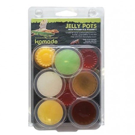 Komodo Jelly Pots Mixed Flavours 8pc  Nourritures