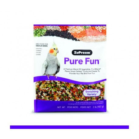 ZUPREEM PURE FUN NOURRITURE POUR COCKATIEL, INSÃƒâ€°PARABLES ZUPREEM Nourritures